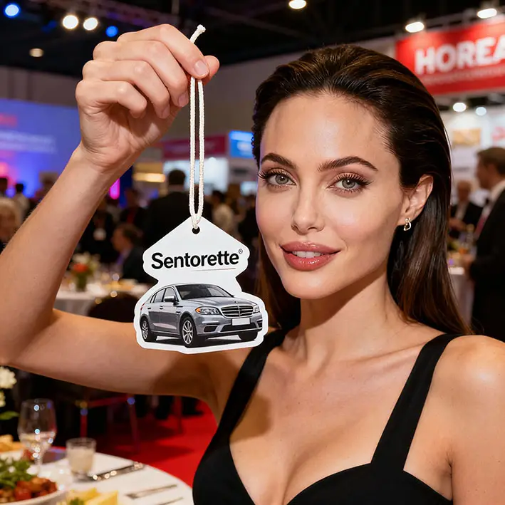 Personalized car air fresheners trade fairs events B2B giveaway